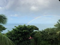 Blick aus dem Tamarin Hotel Dominica
